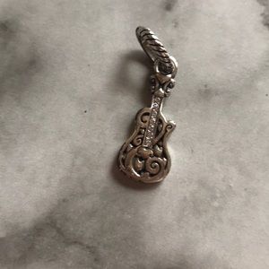 Brighton Silver Guitar Music Charm